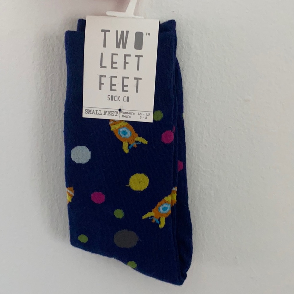 NWT! Two Left Feet every day socks